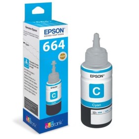 Bouteille d'encre Epson Ecotank T6642 - 70ml Cyan (C13T664240)