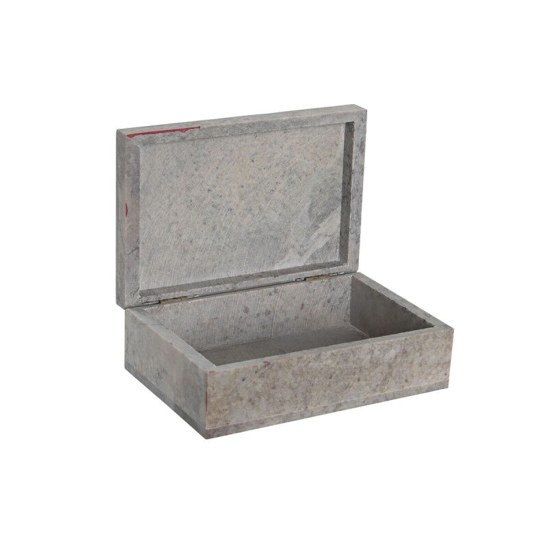 Boîte à bijoux DKD Home Decor Multicouleur Pierre 15 x 10 x 5 cm (4 Unités)