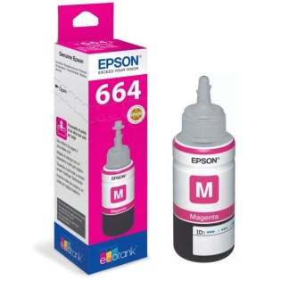 Bouteille d'encre Epson Ecotank T6643 - 70ml Magenta (C13T664340)