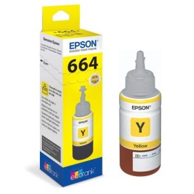 Bouteille d'encre Epson Ecotank T6644 - 70ml Jaune (C13T664440)