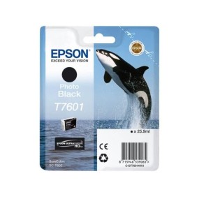 EPSON Cartouche d'encre T7601 Noir - Orque (C13T76014010)