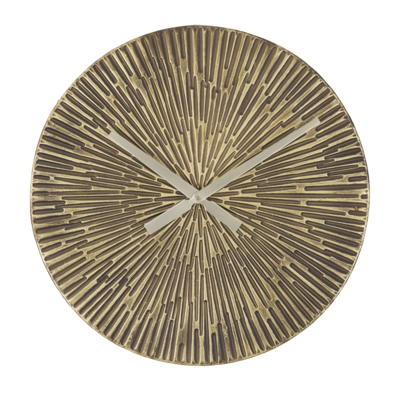 Cercle du Destin – Horloge Murale Industrielle Ø50x3,5 cm