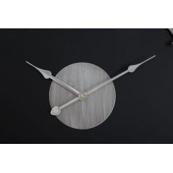 Éclat d’Argent – Horloge Murale Glam Ø60x4,5 cm