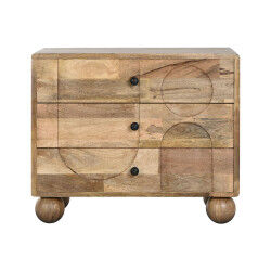 Commode Home ESPRIT Marron Moderne 82 x 35 x 71 cm