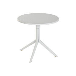 Table de Salle à Manger Home ESPRIT Gris Métal polypropylène 80 x 80 x 75 cm