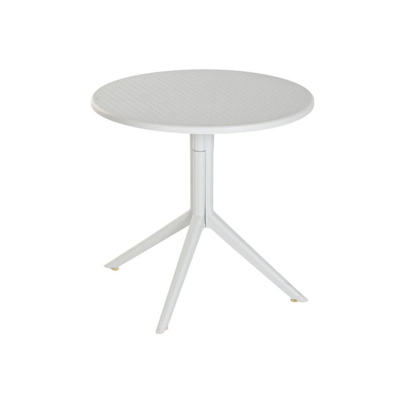 Table de Salle à Manger Home ESPRIT Gris Métal polypropylène 80 x 80 x 75 cm
