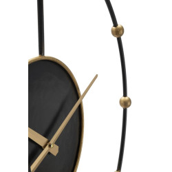 Perle du Crépuscule – Horloge Murale Glam Ø61x4,5 cm