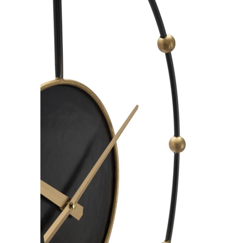 Perle du Crépuscule – Horloge Murale Glam Ø61x4,5 cm