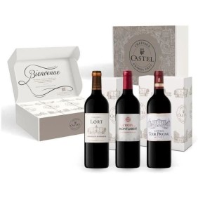 Coffret Médailles d'Or de Bordeaux : Château du Lort, La Croix Montlabert, Châteaux Tour Prignac - Vin Rouge de Bordeaux