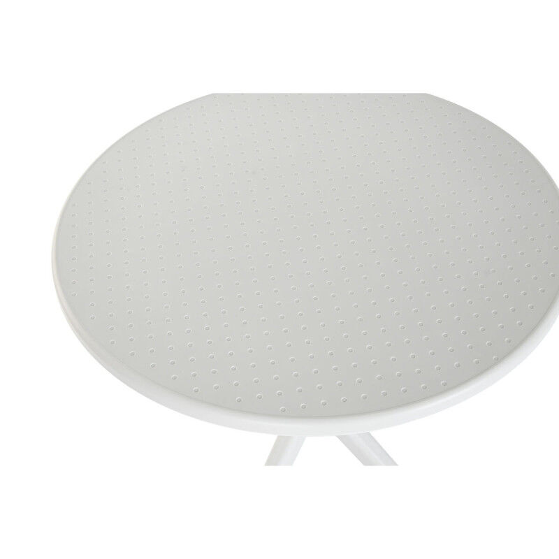 Table de Salle à Manger Home ESPRIT Gris Métal polypropylène 80 x 80 x 75 cm
