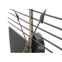 Bâtons de Lumière – Horloge Murale Glam Stick Ø60x4,5 cm