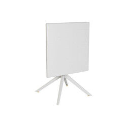 Table de Salle à Manger Home ESPRIT Gris Métal polypropylène 70 x 70 x 75 cm