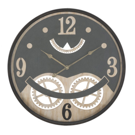 Mystère XXX – Horloge Murale Industrielle Ø67x6,5 cm