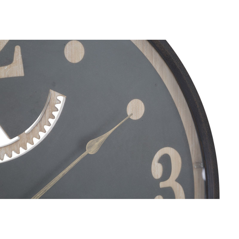 Mystère XXX – Horloge Murale Industrielle Ø67x6,5 cm