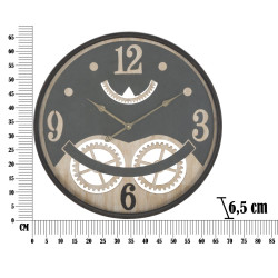 Mystère XXX – Horloge Murale Industrielle Ø67x6,5 cm