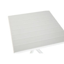 Table de Salle à Manger Home ESPRIT Gris Métal polypropylène 70 x 70 x 75 cm