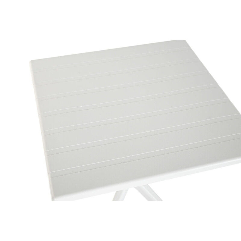 Table de Salle à Manger Home ESPRIT Gris Métal polypropylène 70 x 70 x 75 cm