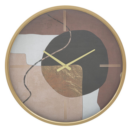Rouge Passion du Temps – Horloge Murale Glam Ø60x6 cm