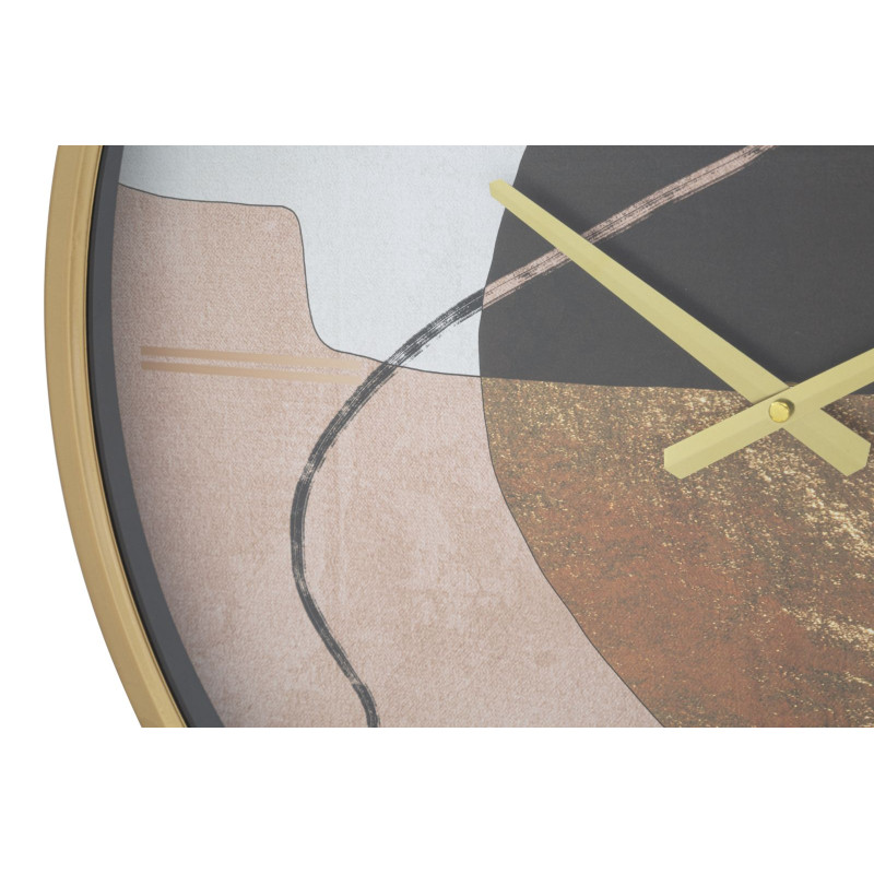 Rouge Passion du Temps – Horloge Murale Glam Ø60x6 cm