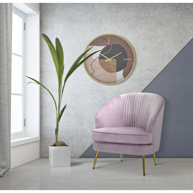 Rouge Passion du Temps – Reloj de Pared Glam Ø60x6 cm