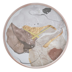 Rose Romantique – Relógio de Parede Glam Ø60x6 cm