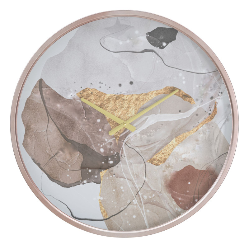 Rose Romantique – Orologio da Parete Glam Ø60x6 cm