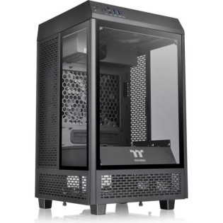 Boîtier PC - THERMALTAKE - The Tower 100 - Boitier sans alimentation - Mini tour - Format Mini-ITX - Noir ( CA-1R3-00S1WN-00 )