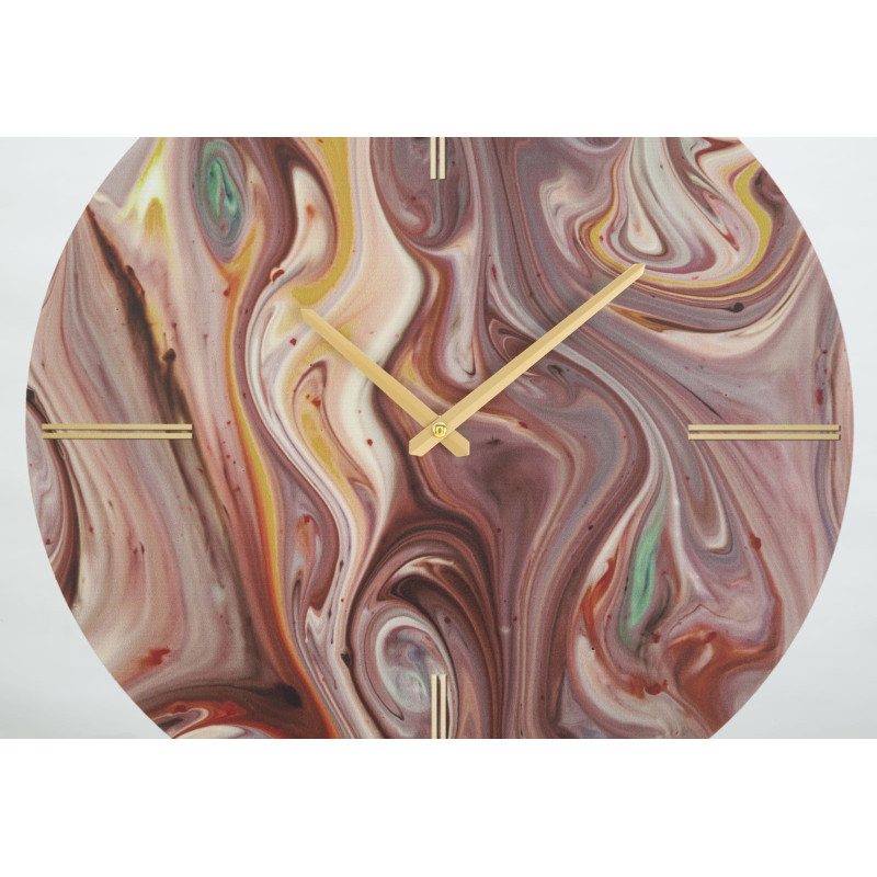 Reflets Miroir – Horloge Murale Glam Mix Ø60x5 cm
