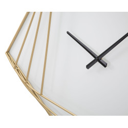Goldy Line – El Reloj de Pared Glamour Excepcional 85x6x85 cm