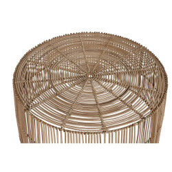 Jeu de 2 tables Home ESPRIT Naturel 70 x 70 x 40 cm