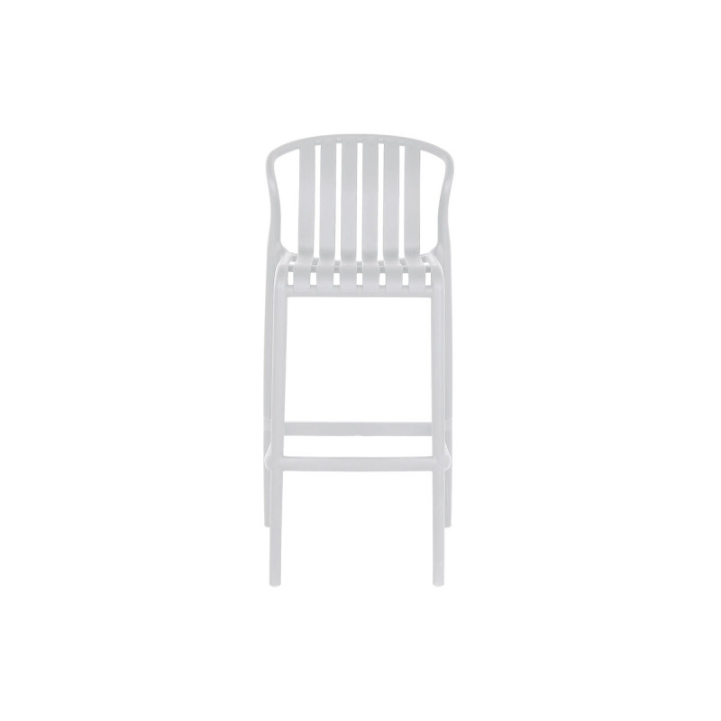 Ensemble Table + 2 Chaises Home ESPRIT Blanc Métal polypropylène 60 x 60 x 102 cm