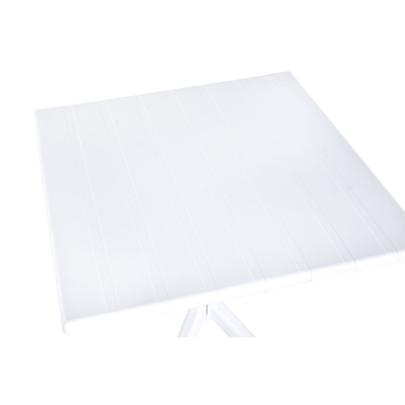 Table de Salle à Manger Home ESPRIT Blanc Métal polypropylène 70 x 70 x 75 cm
