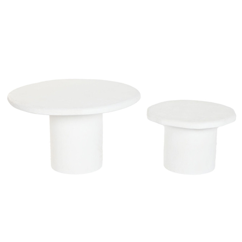 Jeu de 2 tables Home ESPRIT 75 x 75 x 35 cm