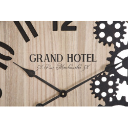 La Majestueuse – Horloge Murale Industrielle Ø60x4,5 cm