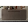 Buffet haut FIRENZE - Bronze et Chene Mercure - 4 portes + 1 tiroir - Style contemporain/design