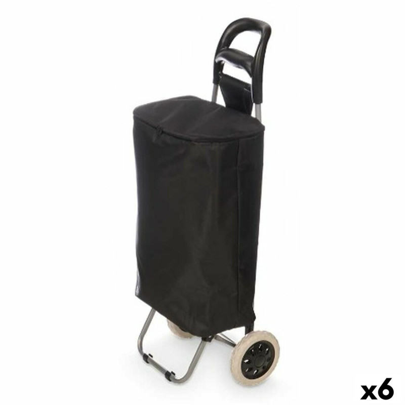 Panier à Courses Kinvara RS-020 BLACK Noir 32 L 94 x 9 x 34,5 cm (6 Unités)