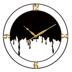 Explosión Splash – Reloj de Pared Glam Ø66x4 cm