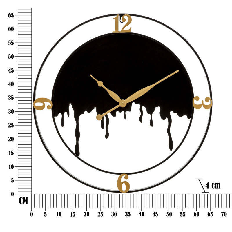 Explosion Splash – Orologio da Parete Glam Ø66x4 cm