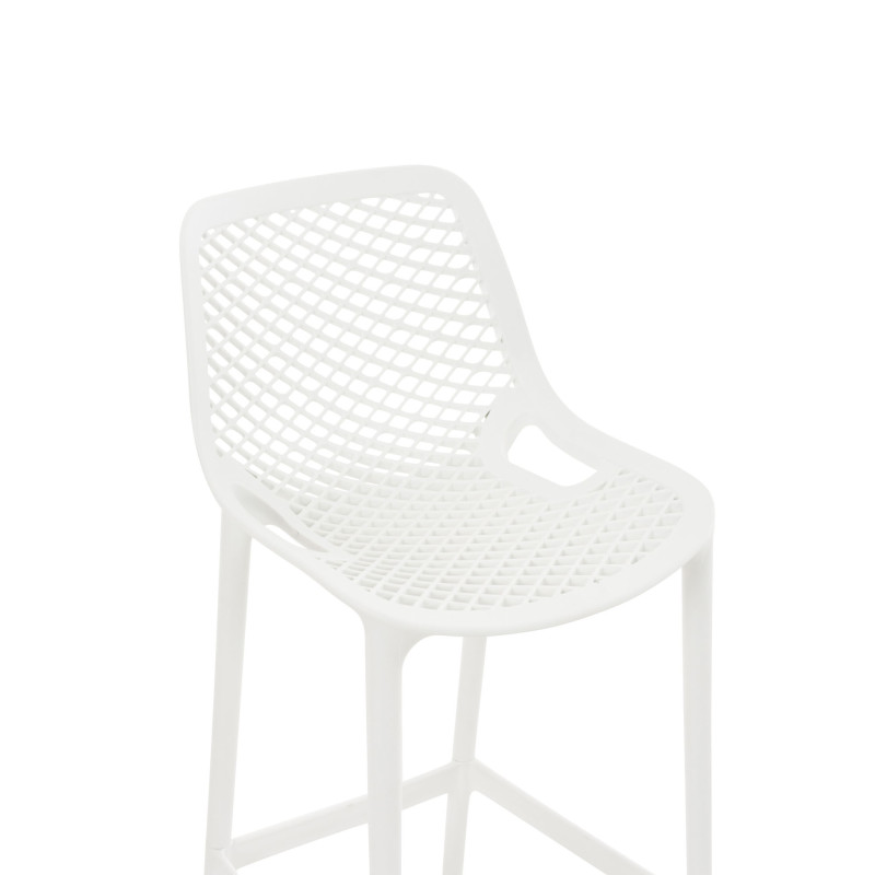 Set di 2 sgabelli da bar Air bianchi