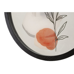 Fleur Enchantée A – Relógio de Parede Boho Chic Ø40x3,5 cm