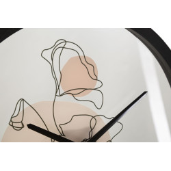 Fleur Enchantée B – Reloj de Pared Boho Chic Ø40x3,5 cm