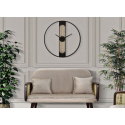 Ribby l’Artistique – Reloj de Pared Boho Chic Ø60x5 cm