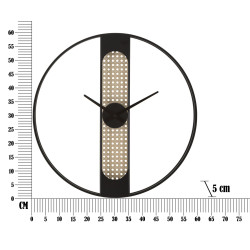 Ribby l’Artistique – Reloj de Pared Boho Chic Ø60x5 cm