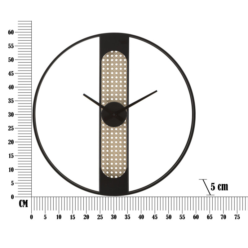 Ribby l’Artistique – Orologio da Parete Boho Chic Ø60x5 cm
