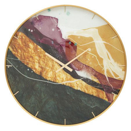 Mity en Verre – Horloge Murale Glam Ø80x5 cm