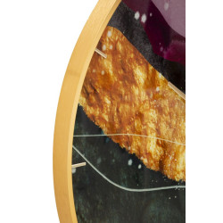 Mity en Verre – Reloj de Pared Glam Ø80x5 cm