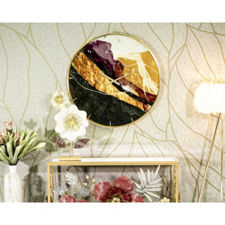 Mity en Verre – Orologio da Parete Glam Ø80x5 cm