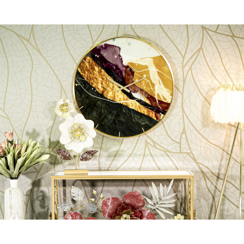 Mity en Verre – Orologio da Parete Glam Ø80x5 cm