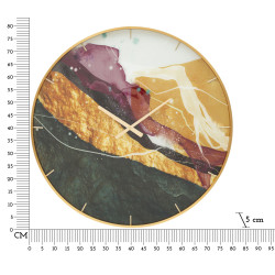 Mity en Verre – Orologio da Parete Glam Ø80x5 cm