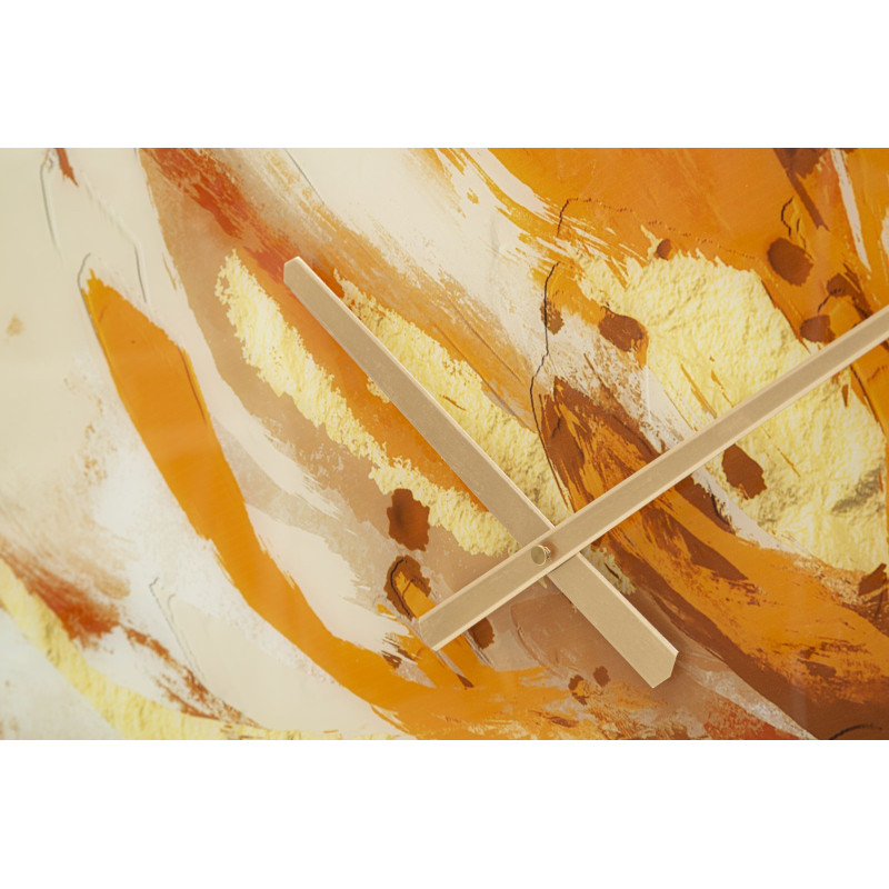 Toply Étincelant – Reloj de Pared Glamour de Cristal Ø80x5 cm